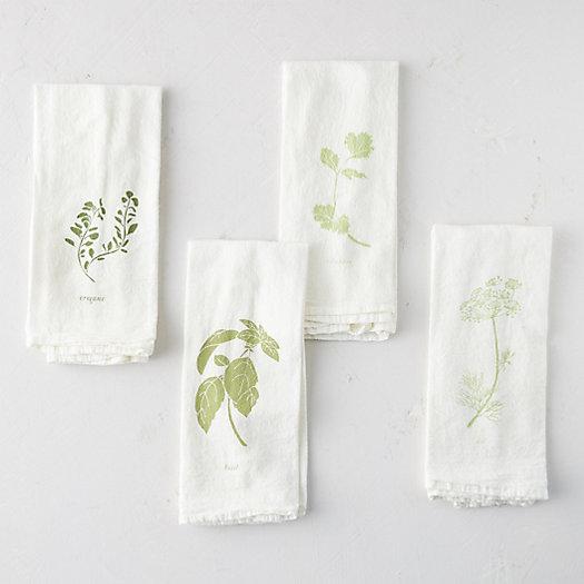 Garden Flavors Napkins, Set of 4
