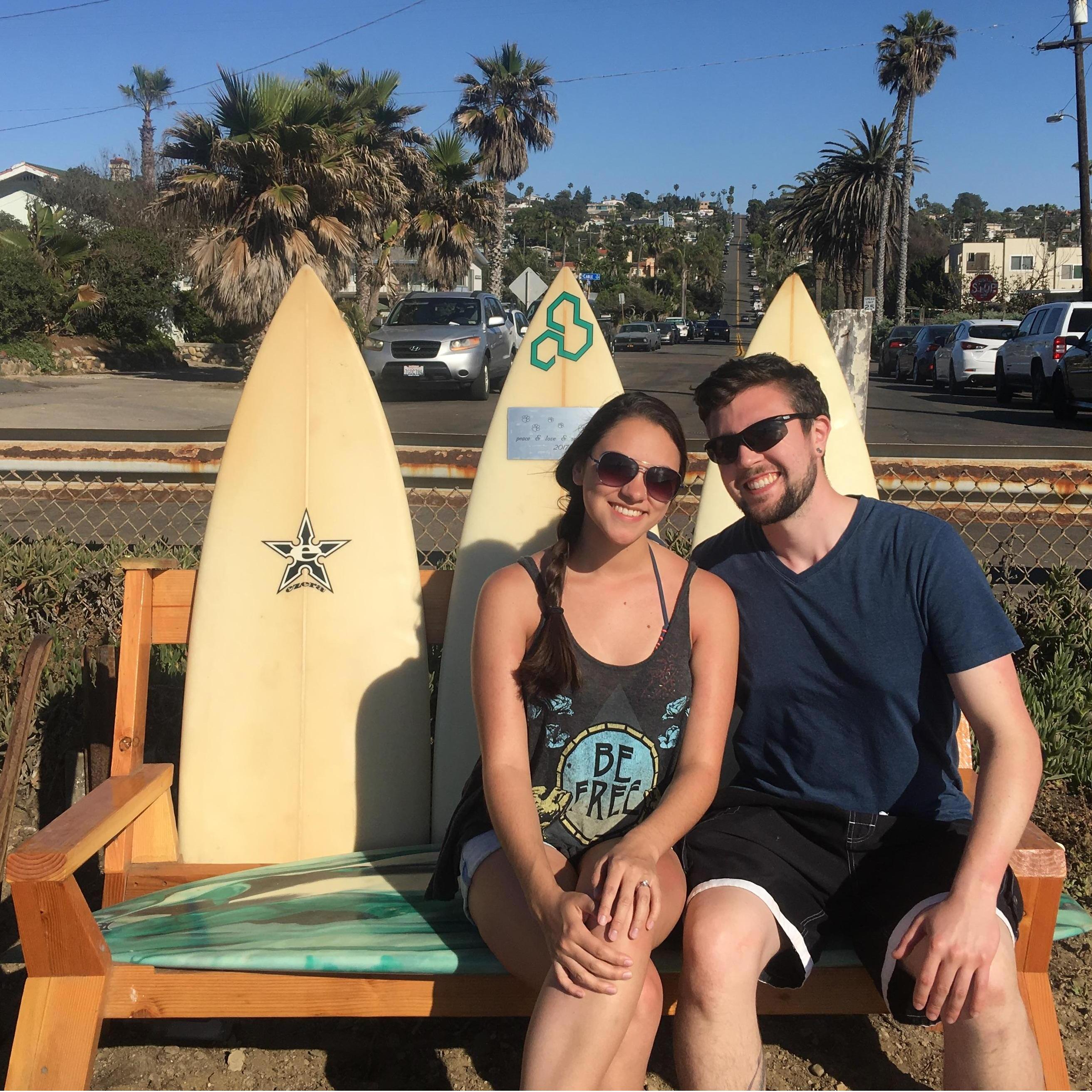 Visiting Sam in sunny San Diego, CA <3