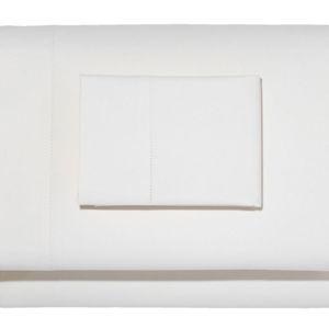 280-Thread-Count Pima Cotton Percale Sheet Set - White Queen