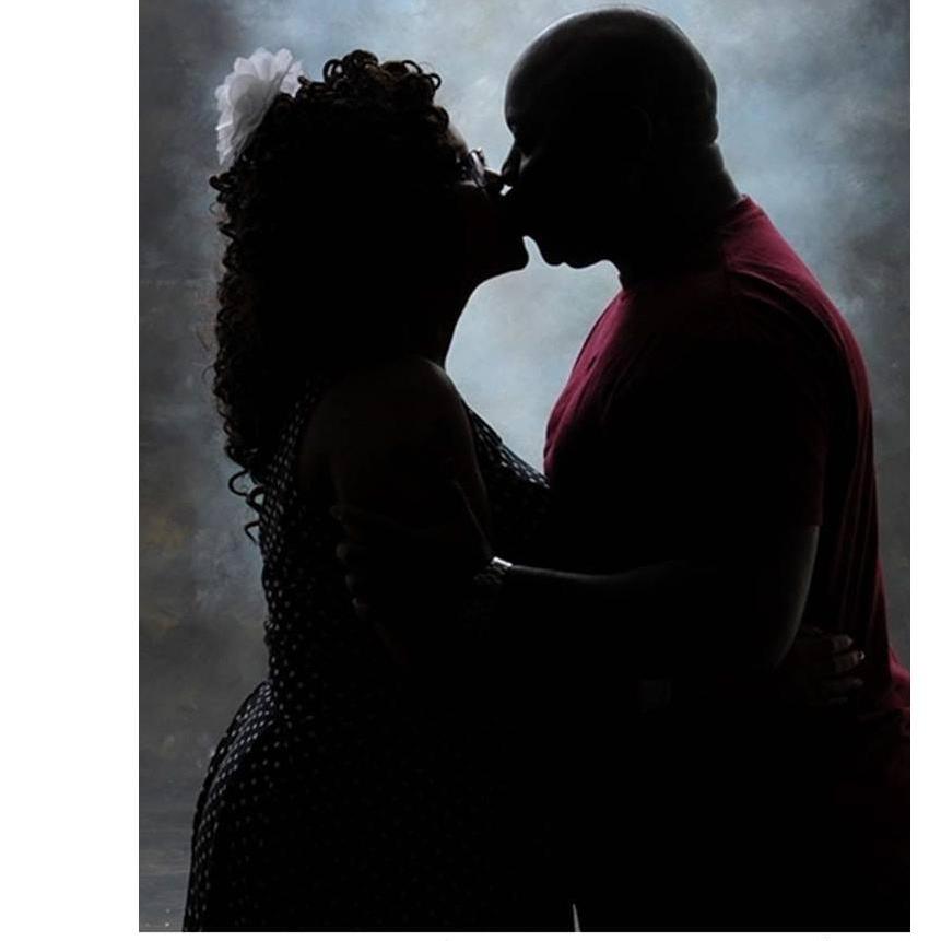 Our engagement photo.  This one shows the love we have for one another.