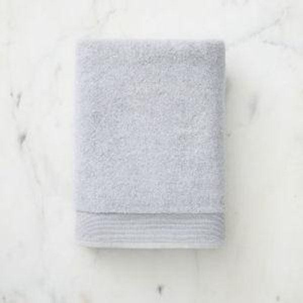 Luxe Fibrosoft Bath Towel, Frost Gray Melange