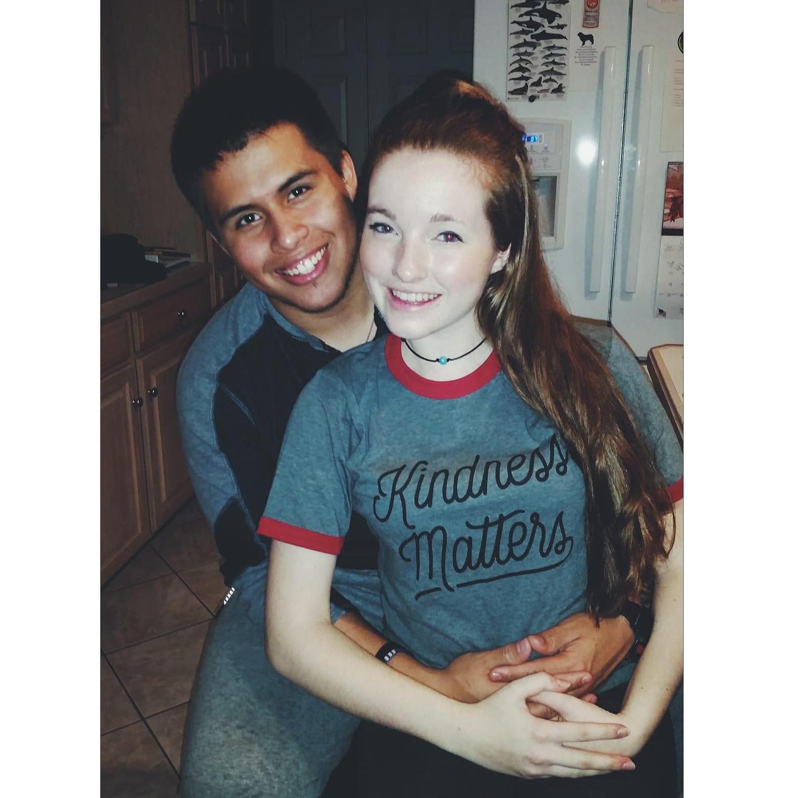 Two best buds hanging out!