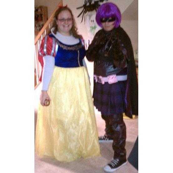 Halloween, Snow White and Hit Girl