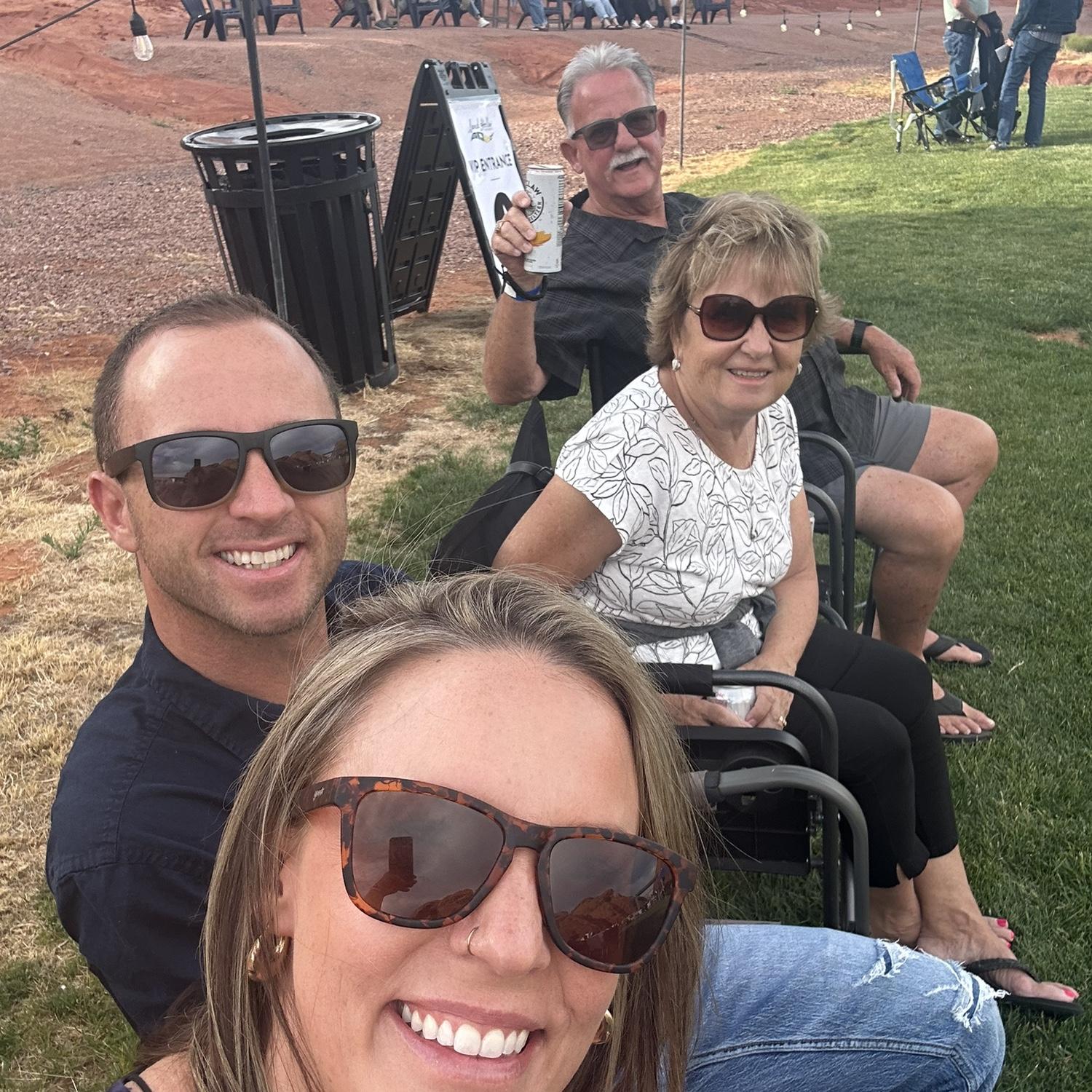 Beatles tribute band concert with Blaine and Joyce - Sand Hollow Rock Bowl 2025