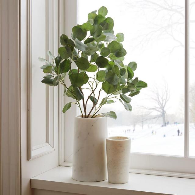 Faux Silver Dollar Eucalyptus Spray, Green