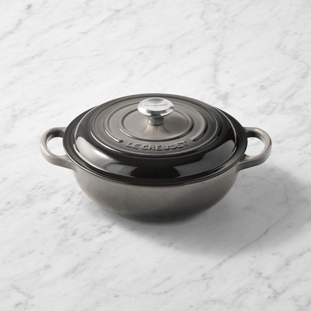 Le Creuset Enameled Cast Iron Signature French Oven, 2 1/2-Qt., Oyster