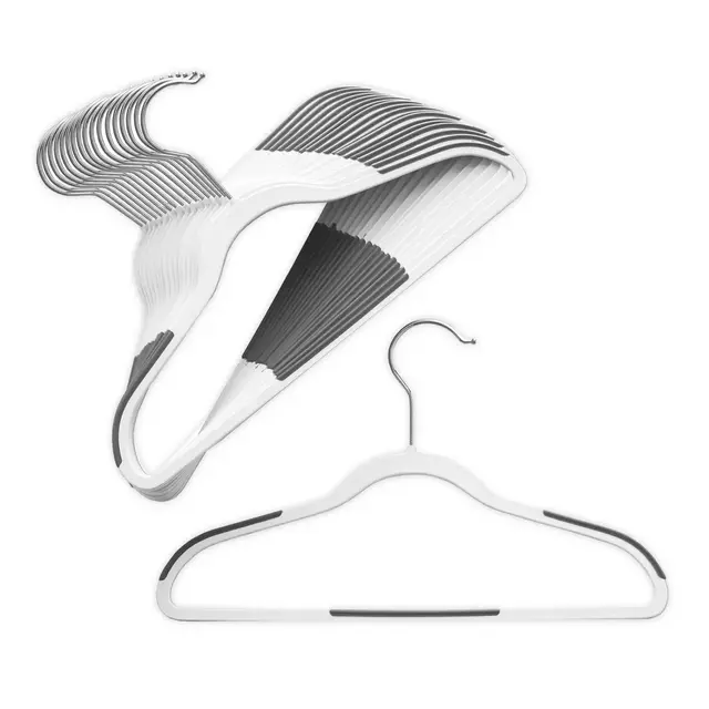 ORG Slim Grip™ Kids' Hangers in White (Set of 18)