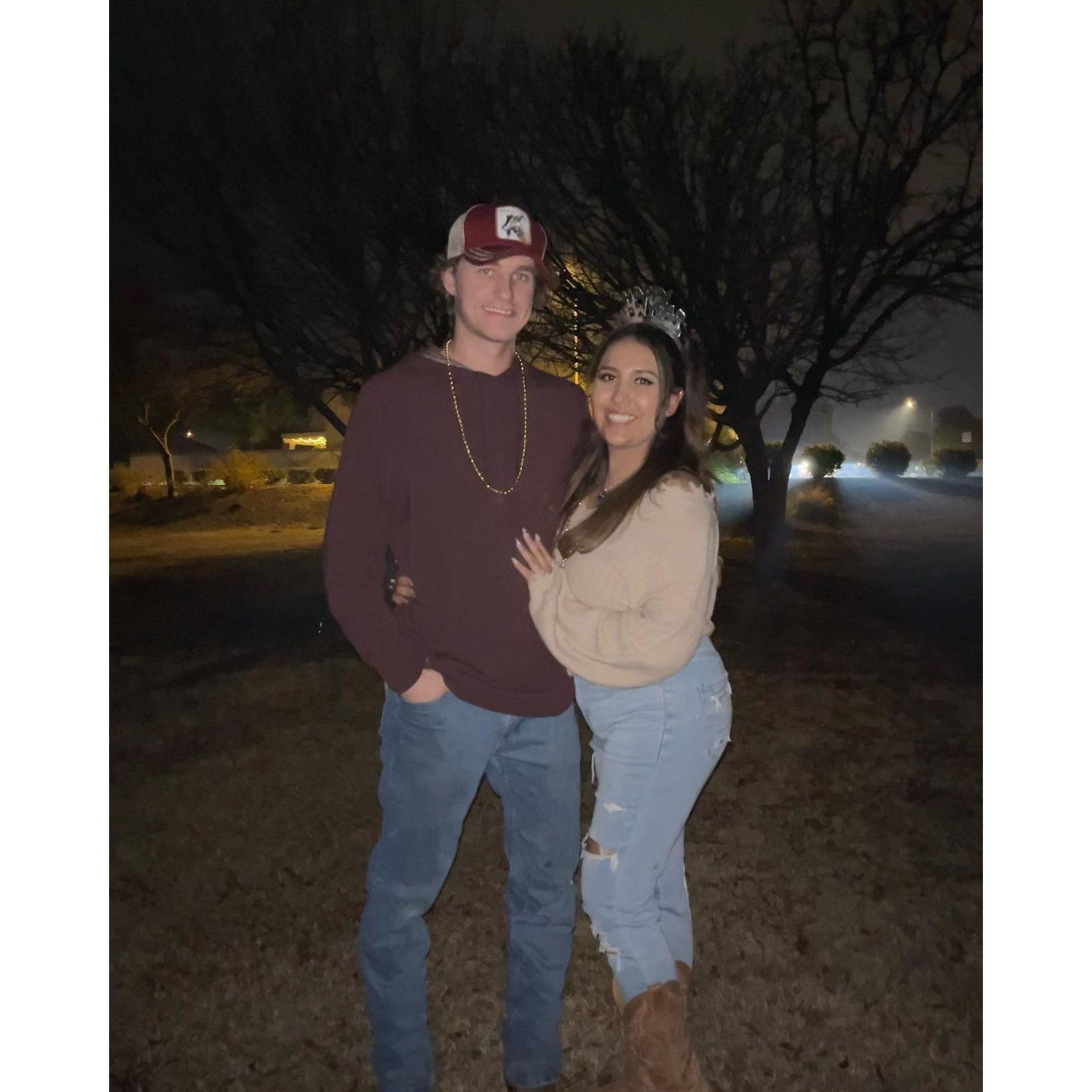 Our first New Year's with each other, and we made wishes together for the next up coming year to have more adventures and happiness