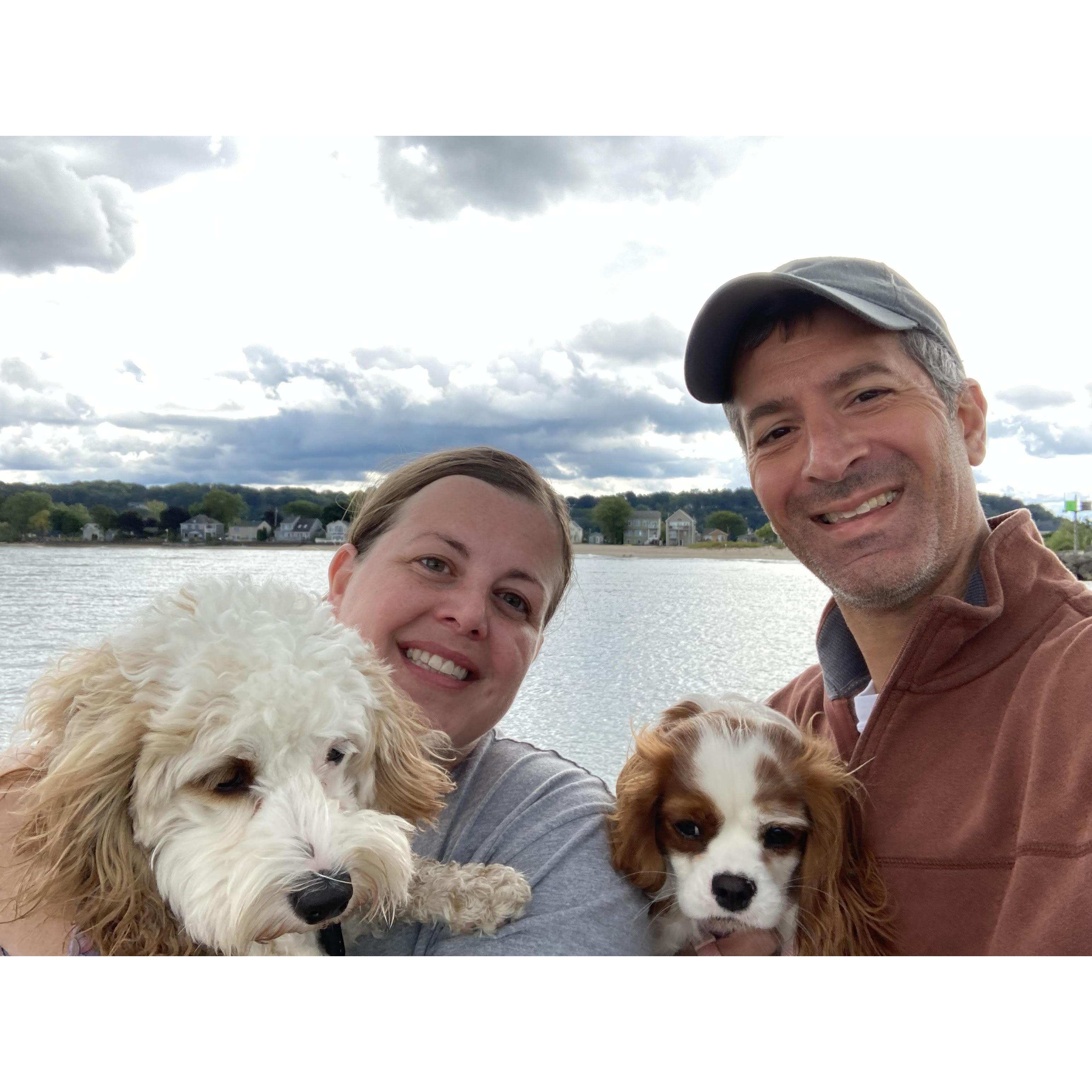 Hiking with the girls.