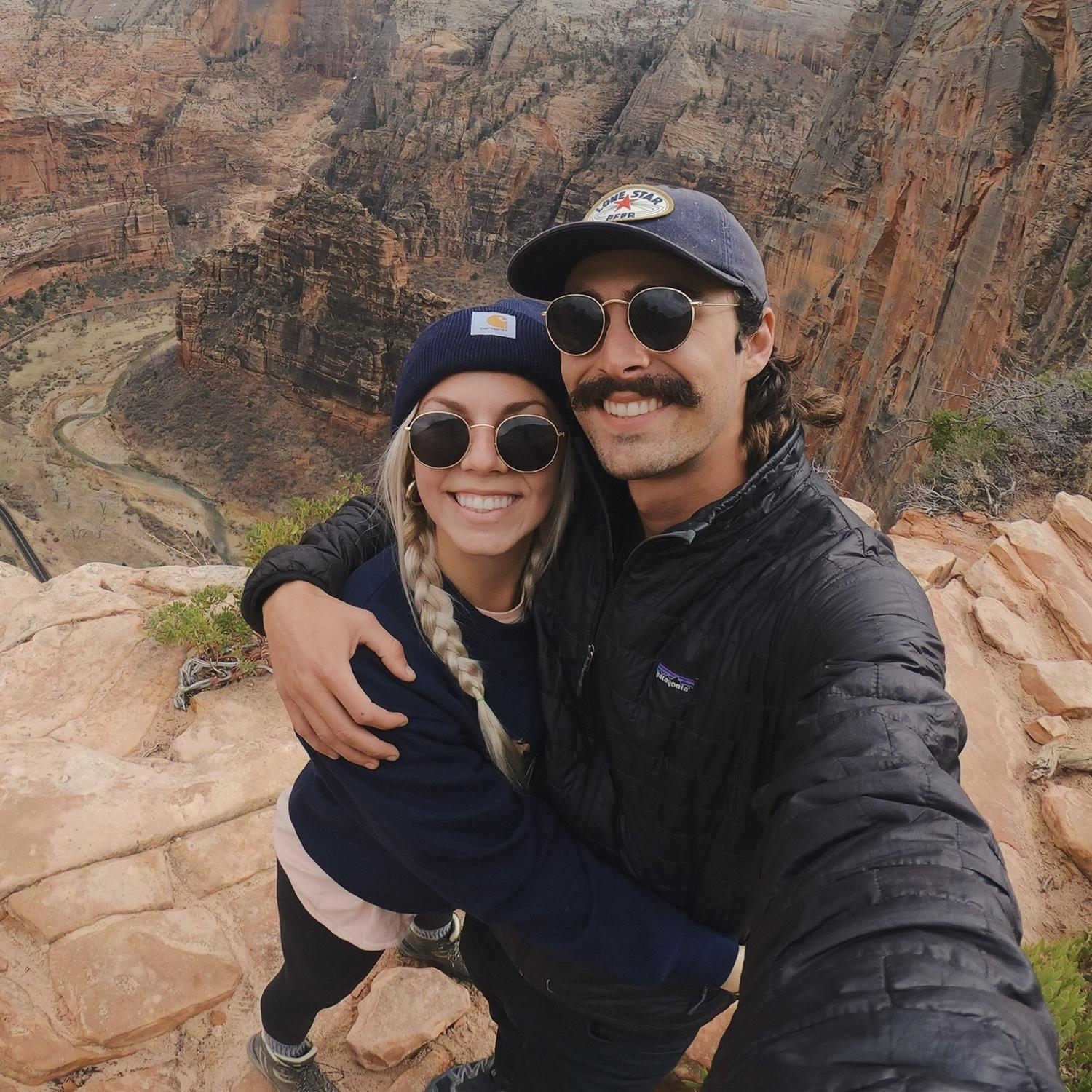 Top of Angels Landing in Zion National Park
