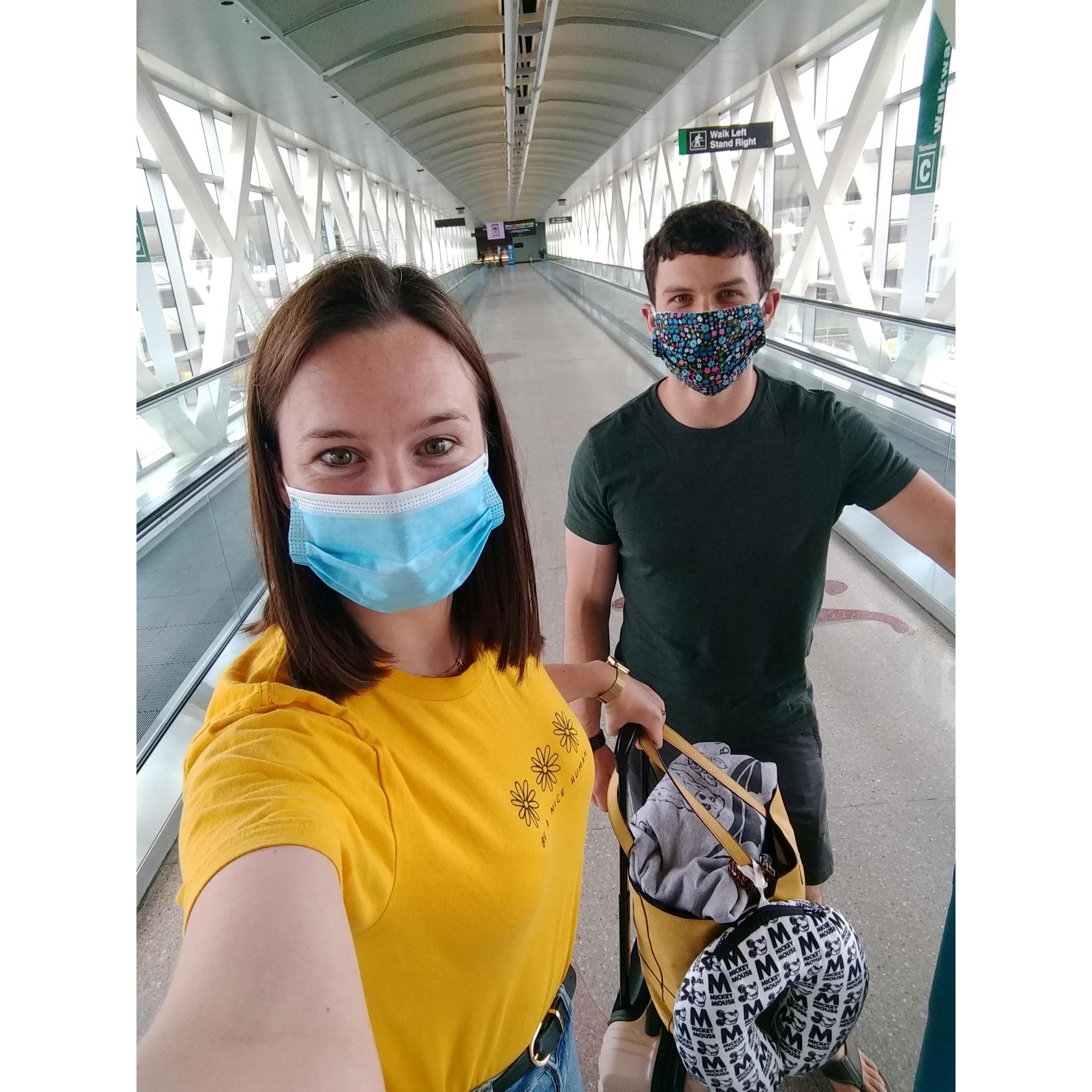 The quietest and strangest trip to an airport! June 2020