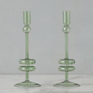 Medium Candlestick, Set of 2