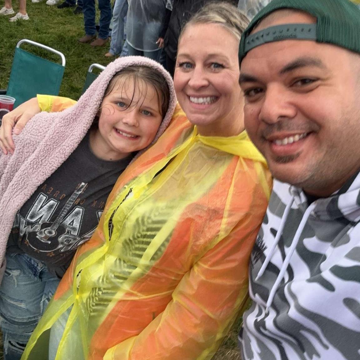 Hardy in the rain
