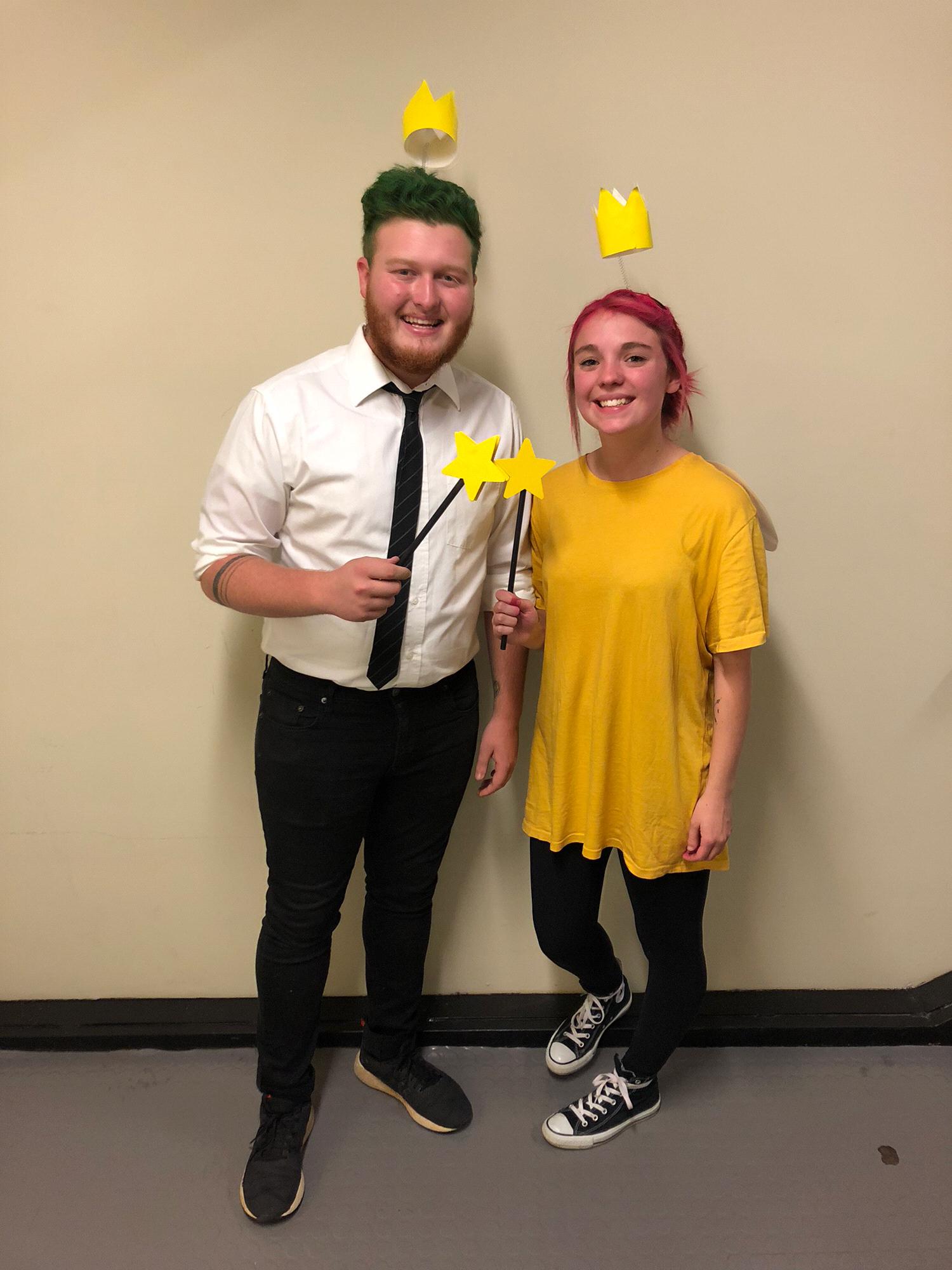 October 31, 2018 - 
Cosmo and Wanda for Halloween!