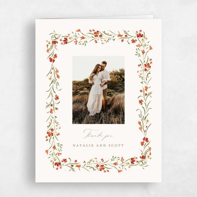 Beige Wedding Thank You - Mirtillo Photo