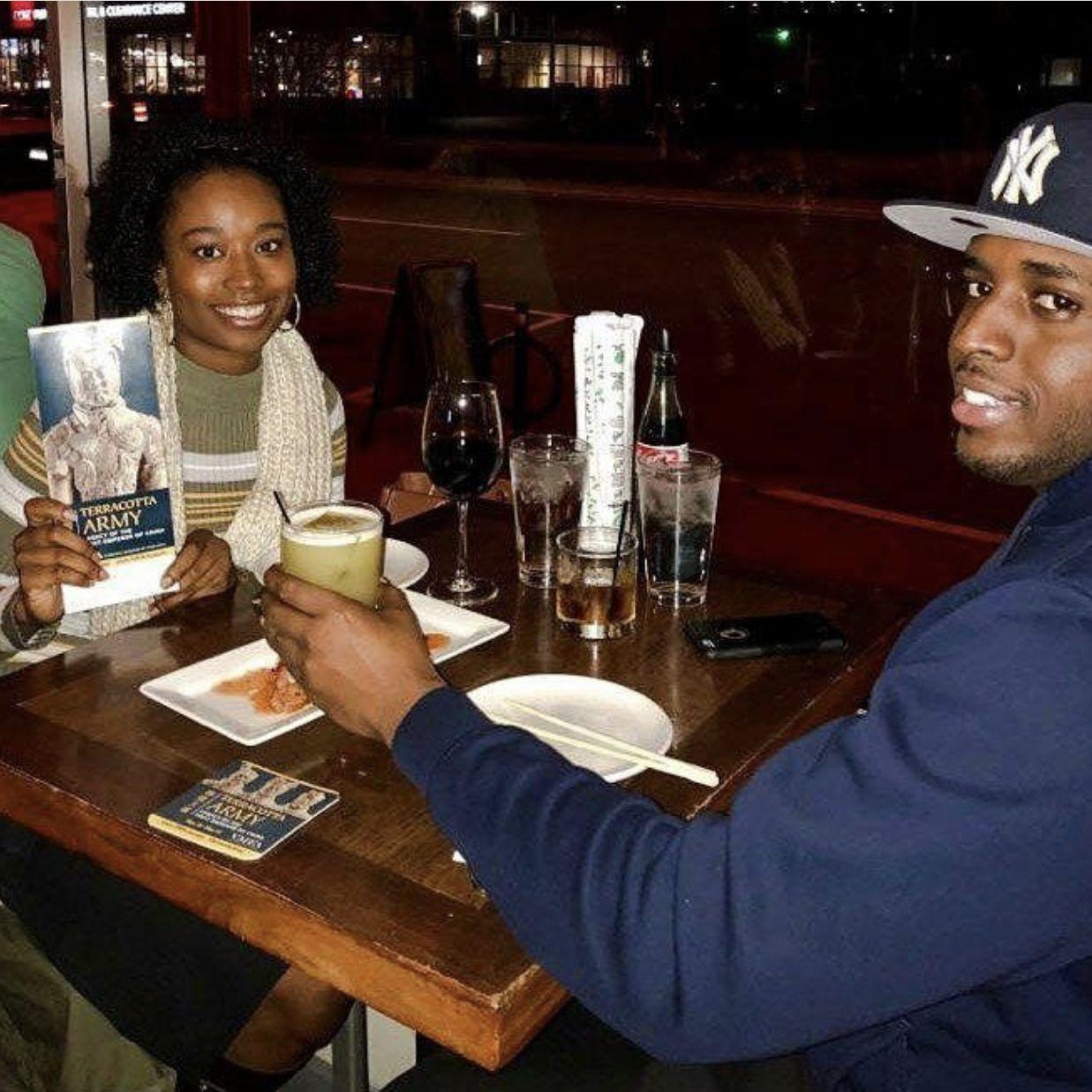 Our very first date.... Thisnpicture was posted on VMFA instagram page