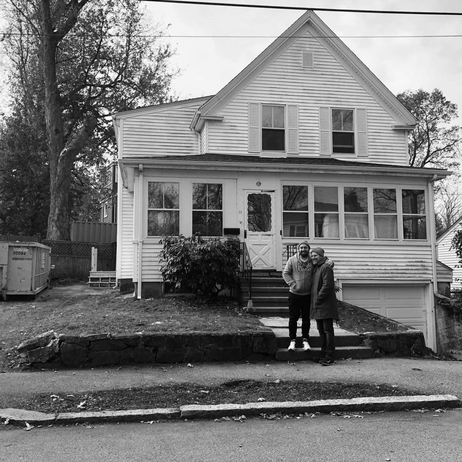Our first home together.