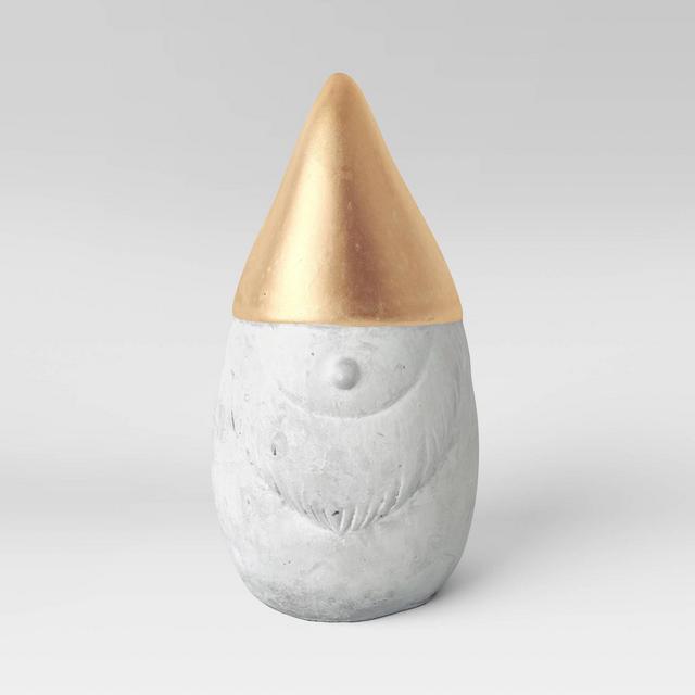 8" Concrete Garden Gnome Gray - Smith & Hawken™