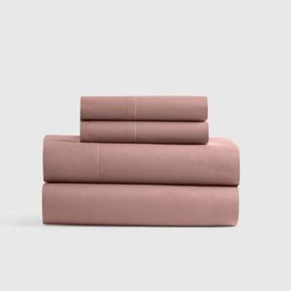 King Classic Organic Percale Sheet Set in Fig