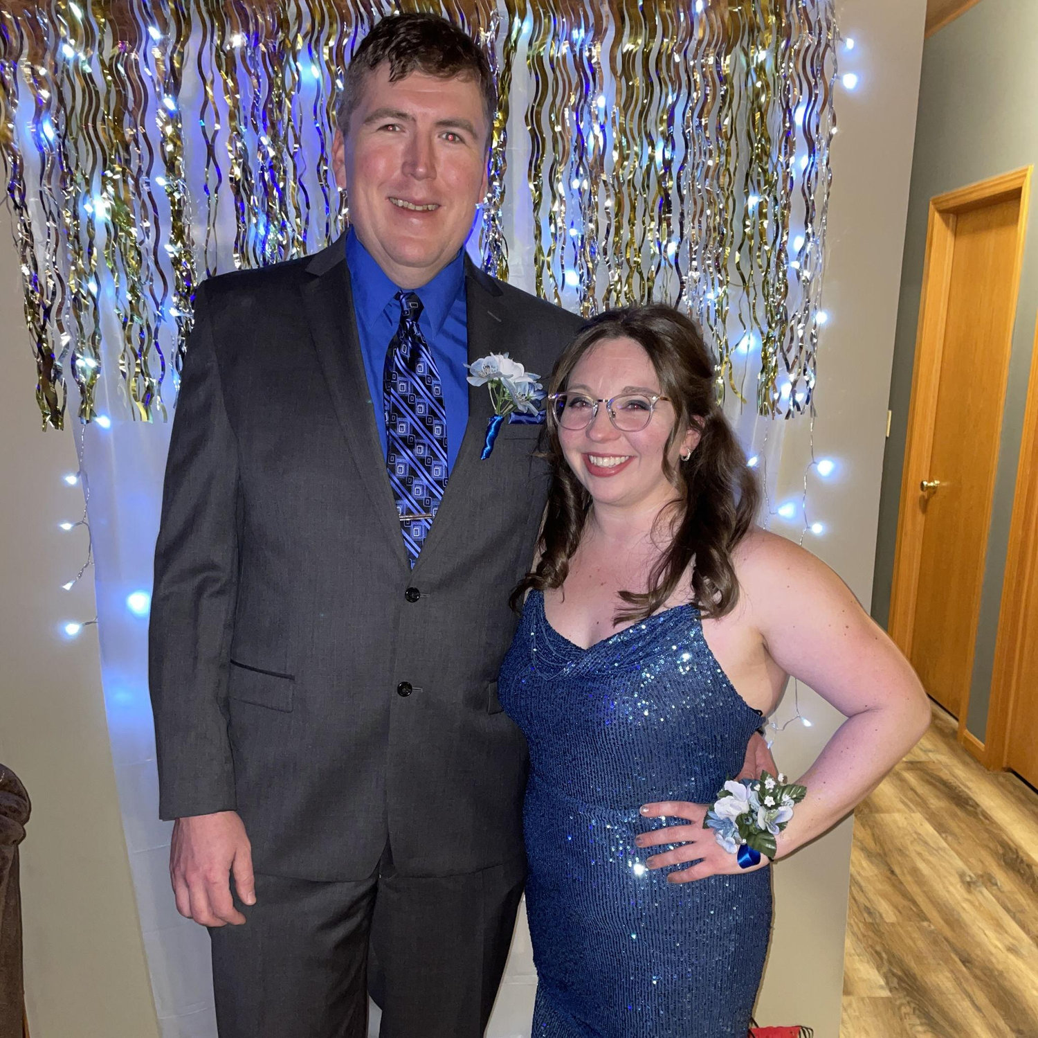 "Adult Prom" at the Holmes. Nate's first prom!
