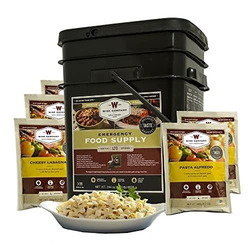 Wise Company, Emergency Food Supply, Freeze-Dried Entree Variety, 120 Servings