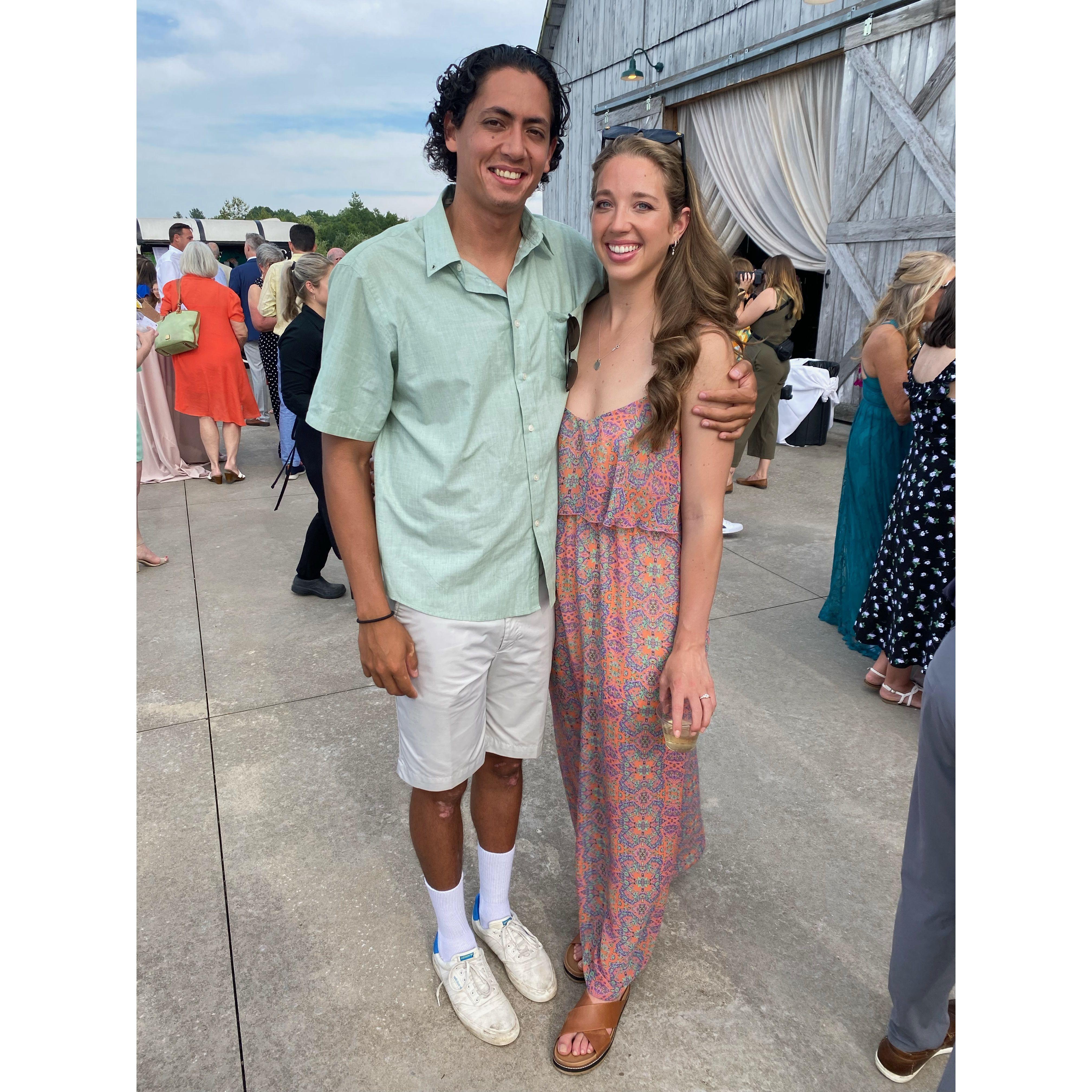 At Madi's cousin Elizabeth's wedding 2023