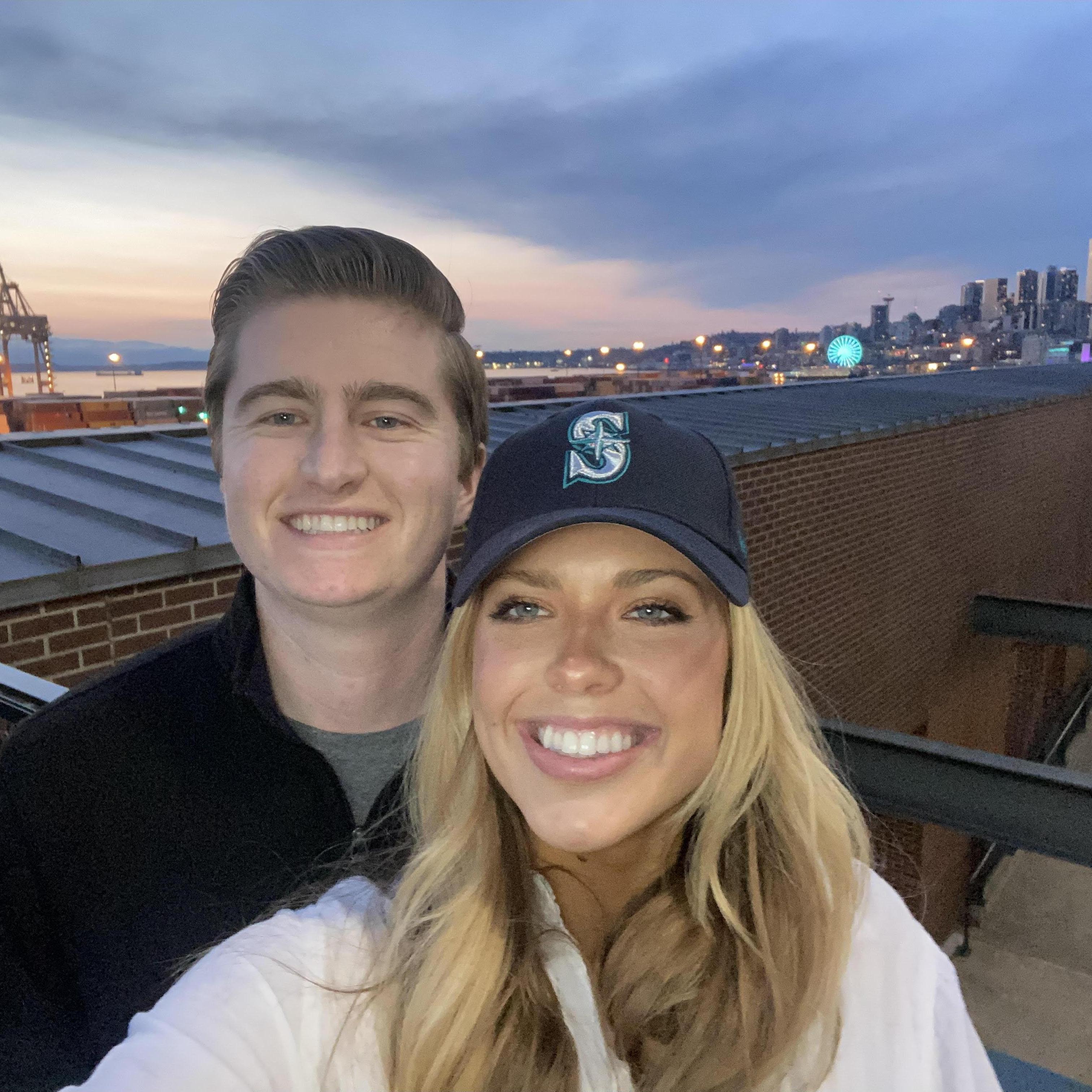 Mariners fans for the day (in our WA era)