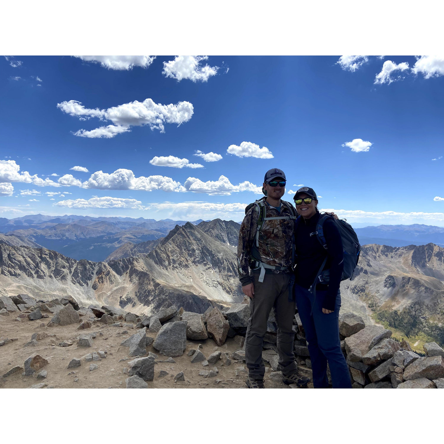 Top of 14'er Mt. Huron