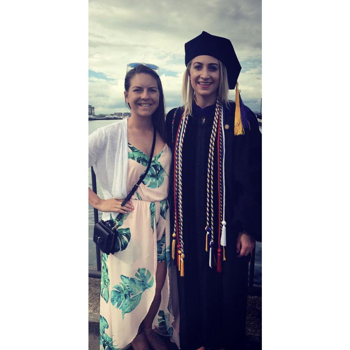 Proud sister, Christine!