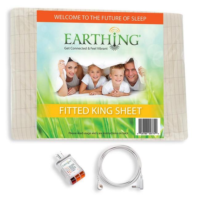Earthing Fitted Sheet Queen or King