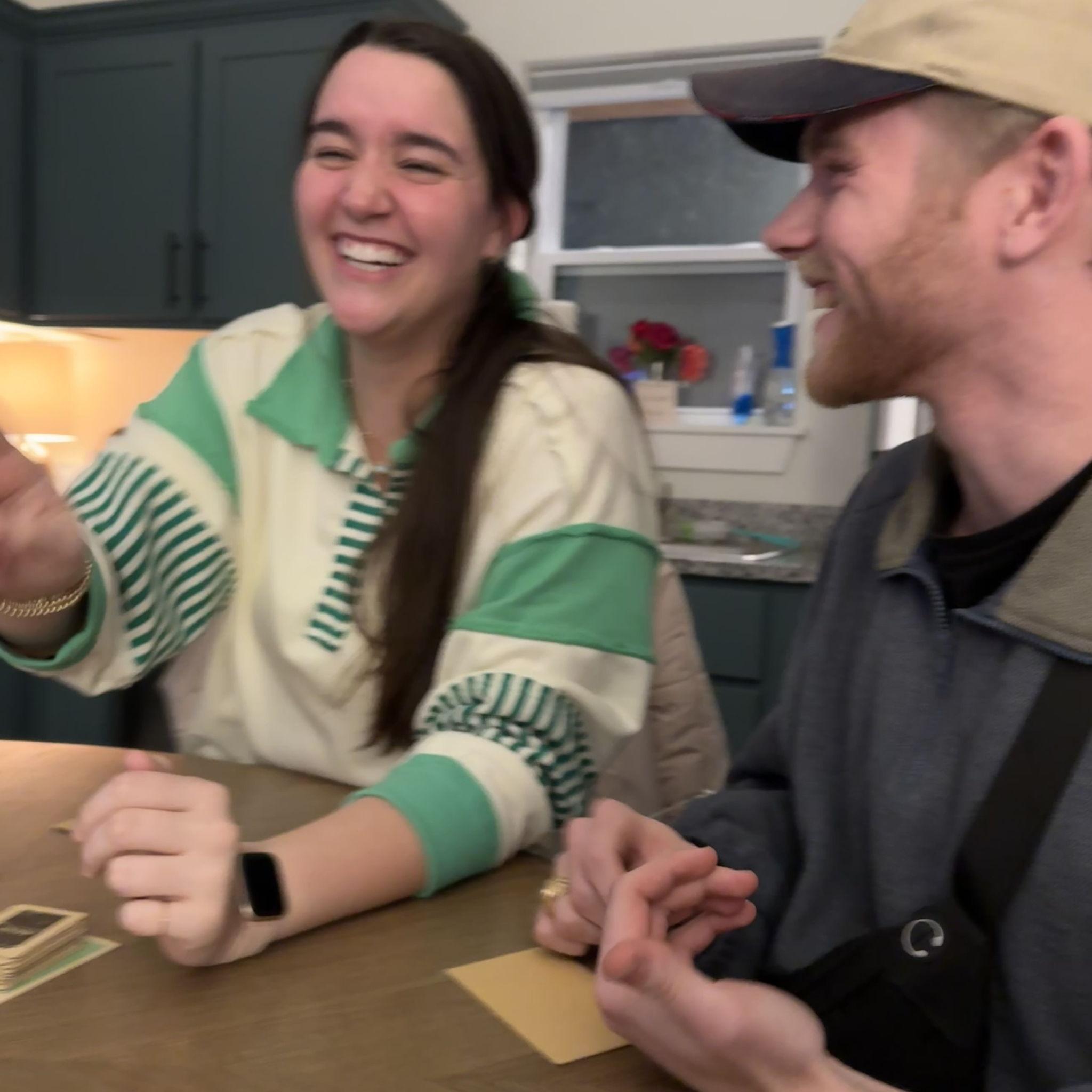 One of the first things that we bonded over was our love for board games! We quickly learned how competitive we were!