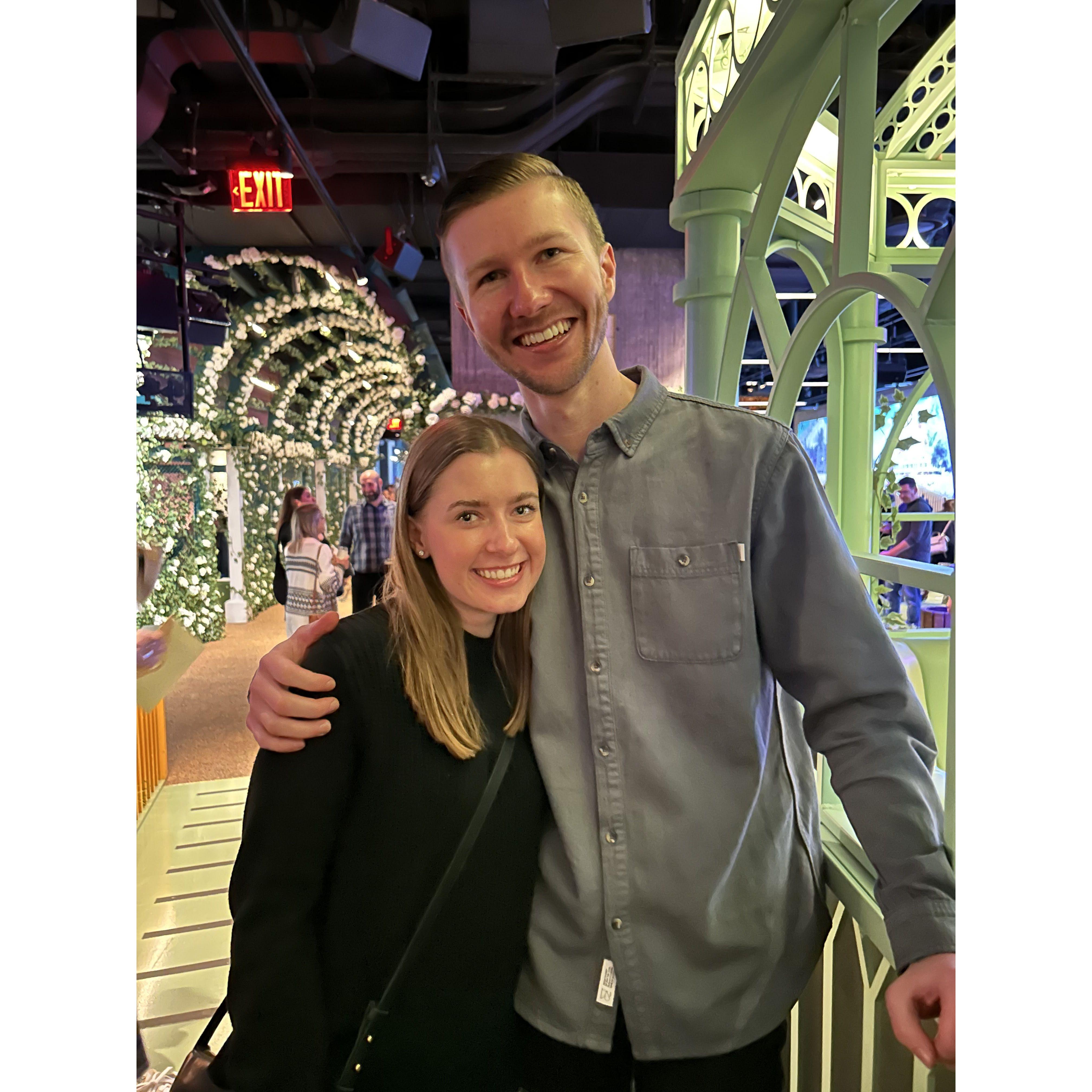 Meet the parents weekend in NYC with Julia's Mom and Dad - Jacob has still lost every game versus Julia's mom, Kim!