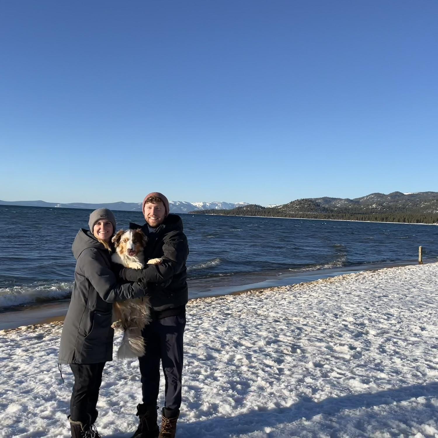 Lake Tahoe. Proof that Kira has been to California.