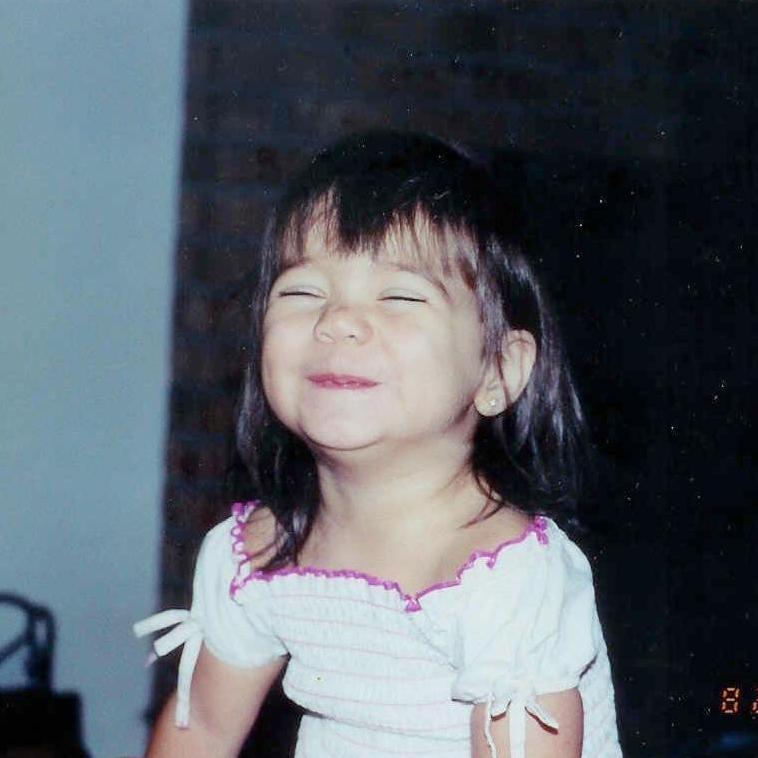 Another picture of baby Mams smiling