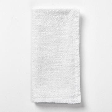 Textured Cotton Napkins, Set of 4, Stone White
