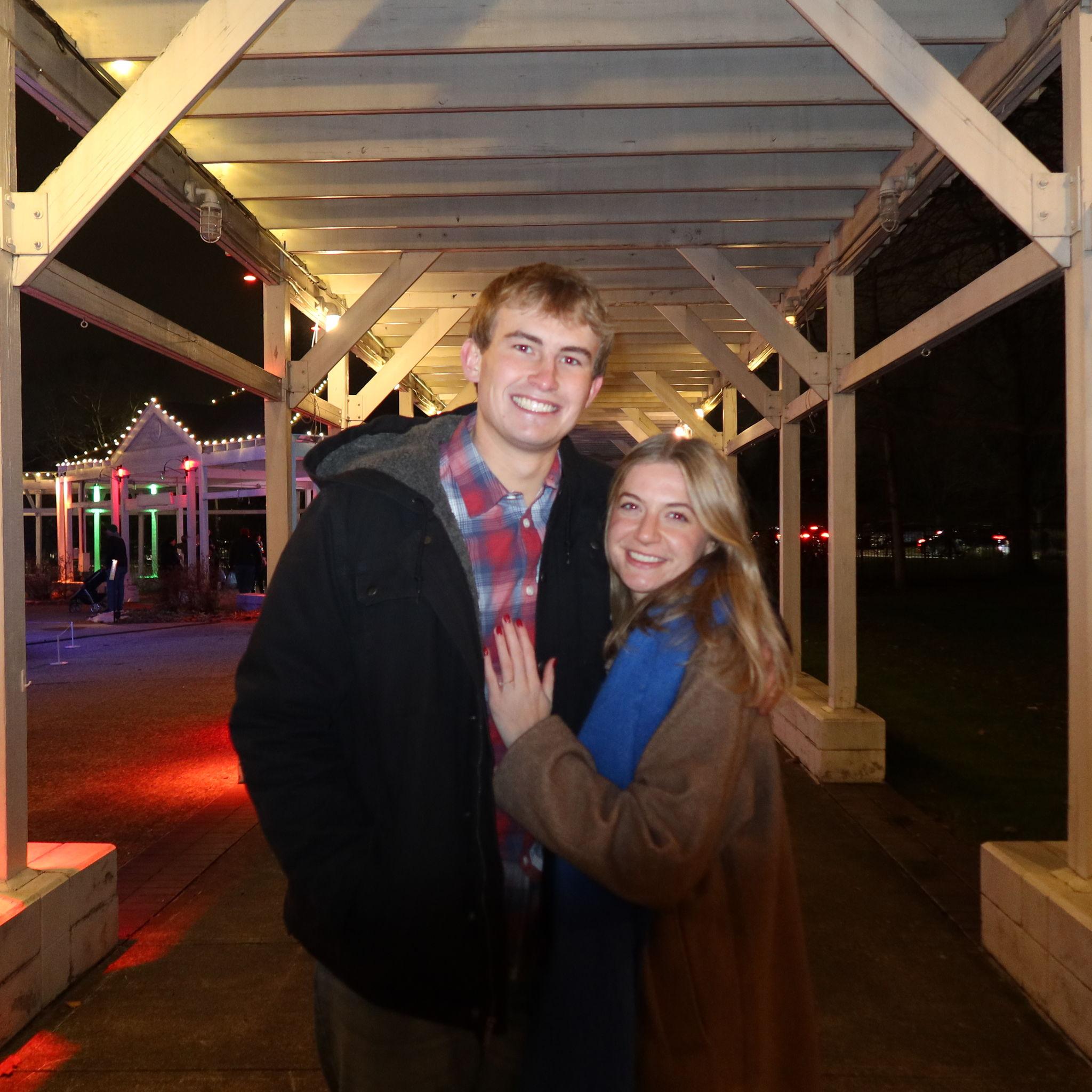 The day we got engaged!