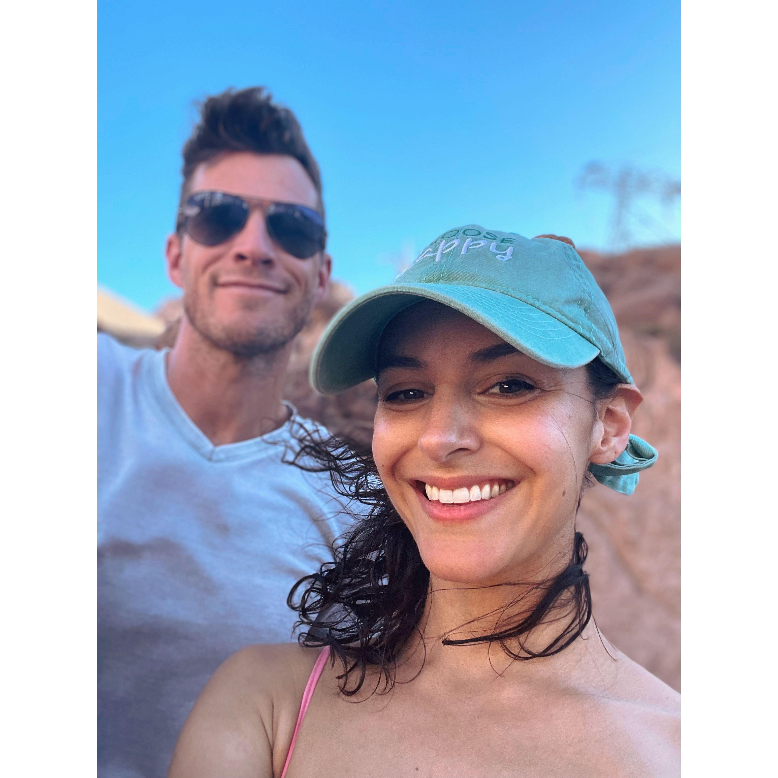 Snapped while in Vegas for filming, we visited the Hoover Dam! It was incredibly windy!