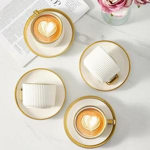 Ceramic coffe cups set of 4