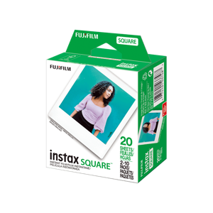 instax™ SQUARE Twin Film Pack Classic White Prints
