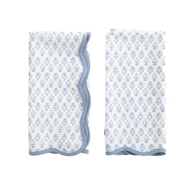 Batik Napkins Blue, Set of 4