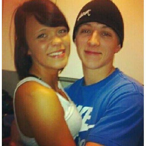 Our very first picture together as a couple