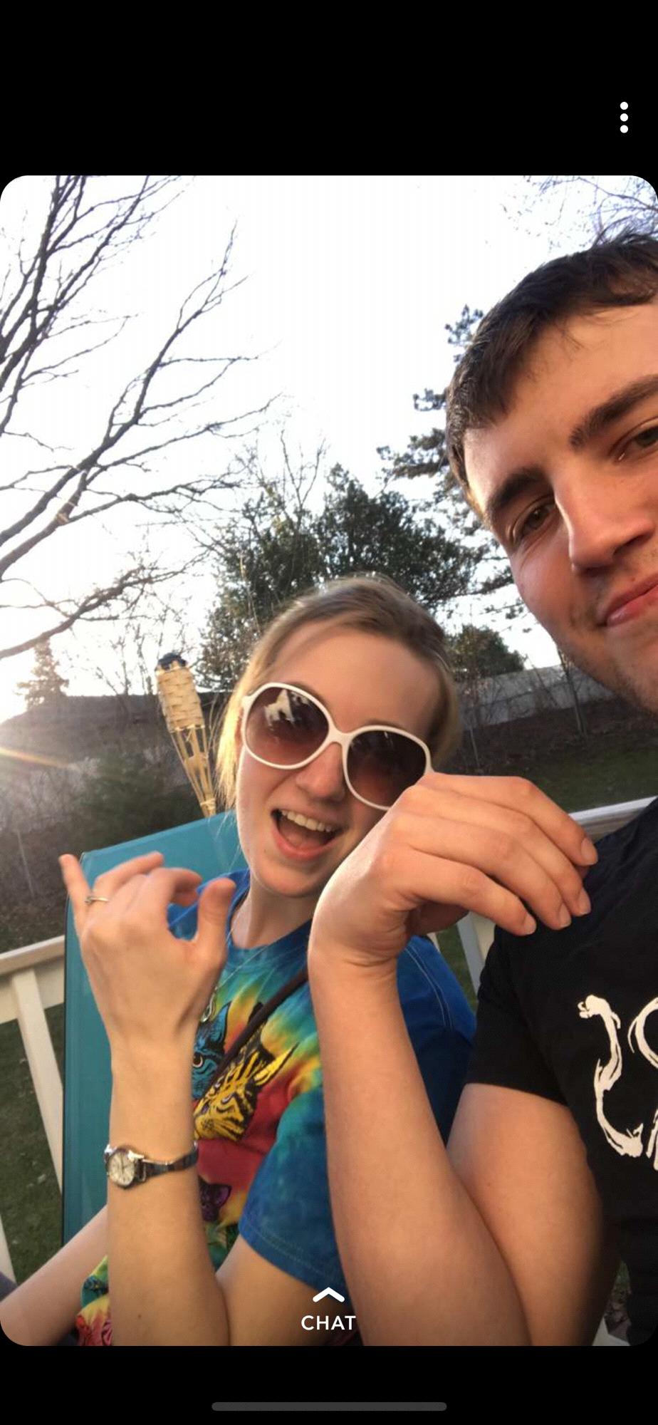 For some reason, we didn't get any pictures while we were dressed up on Easter, it was later when I was wearing Cale's ugly Cat Tie-dye shirt.