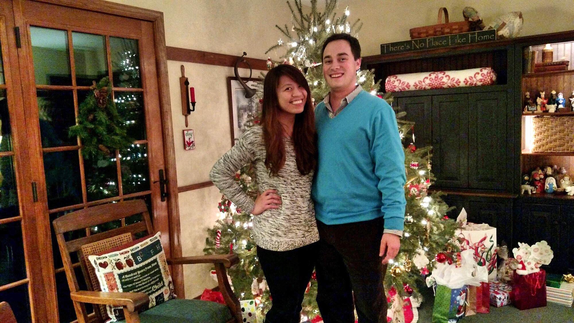 First NYE and NYD together! This is also Eric and Paula’s first photo together!