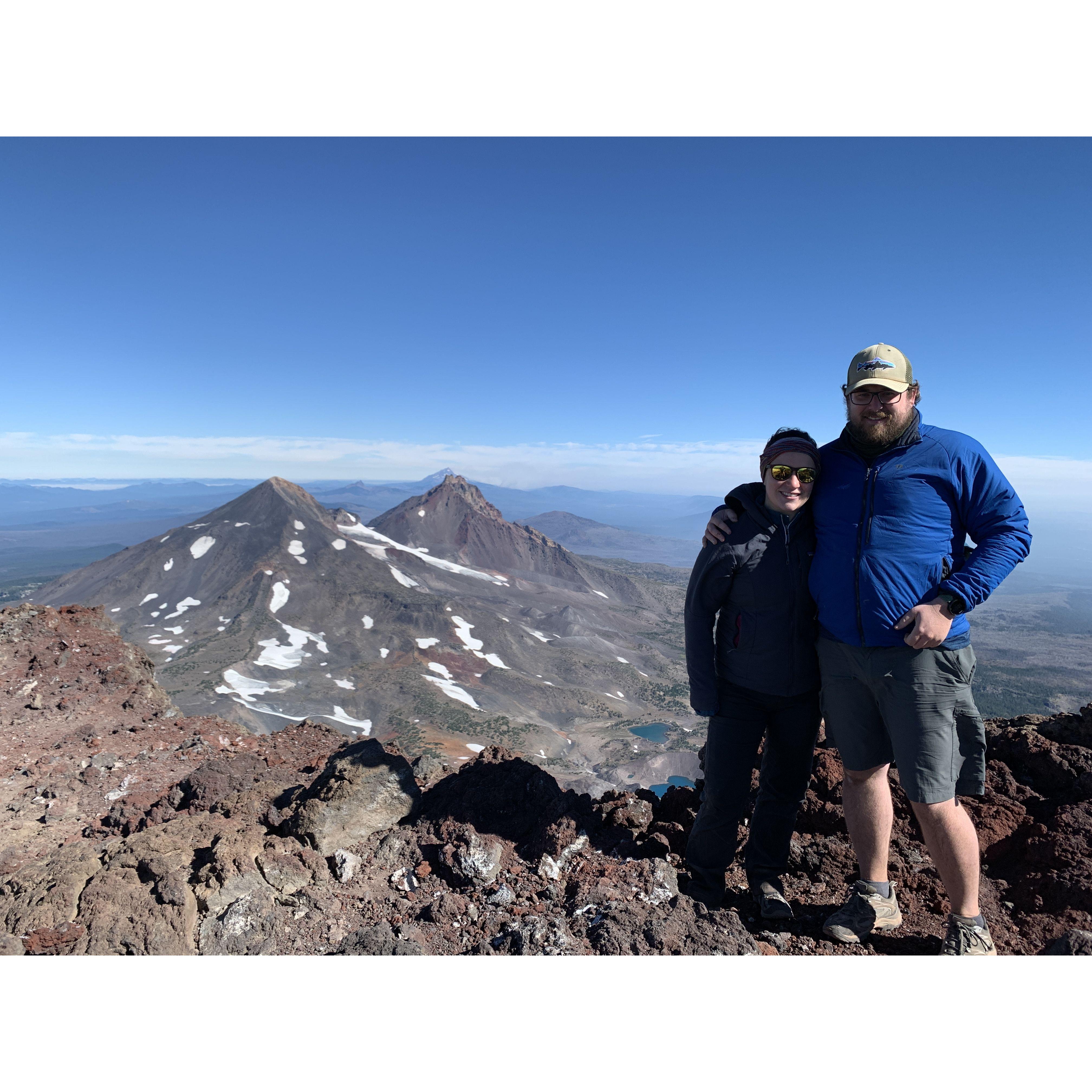 Conquered South Sister Mountain in Central Oregon!
