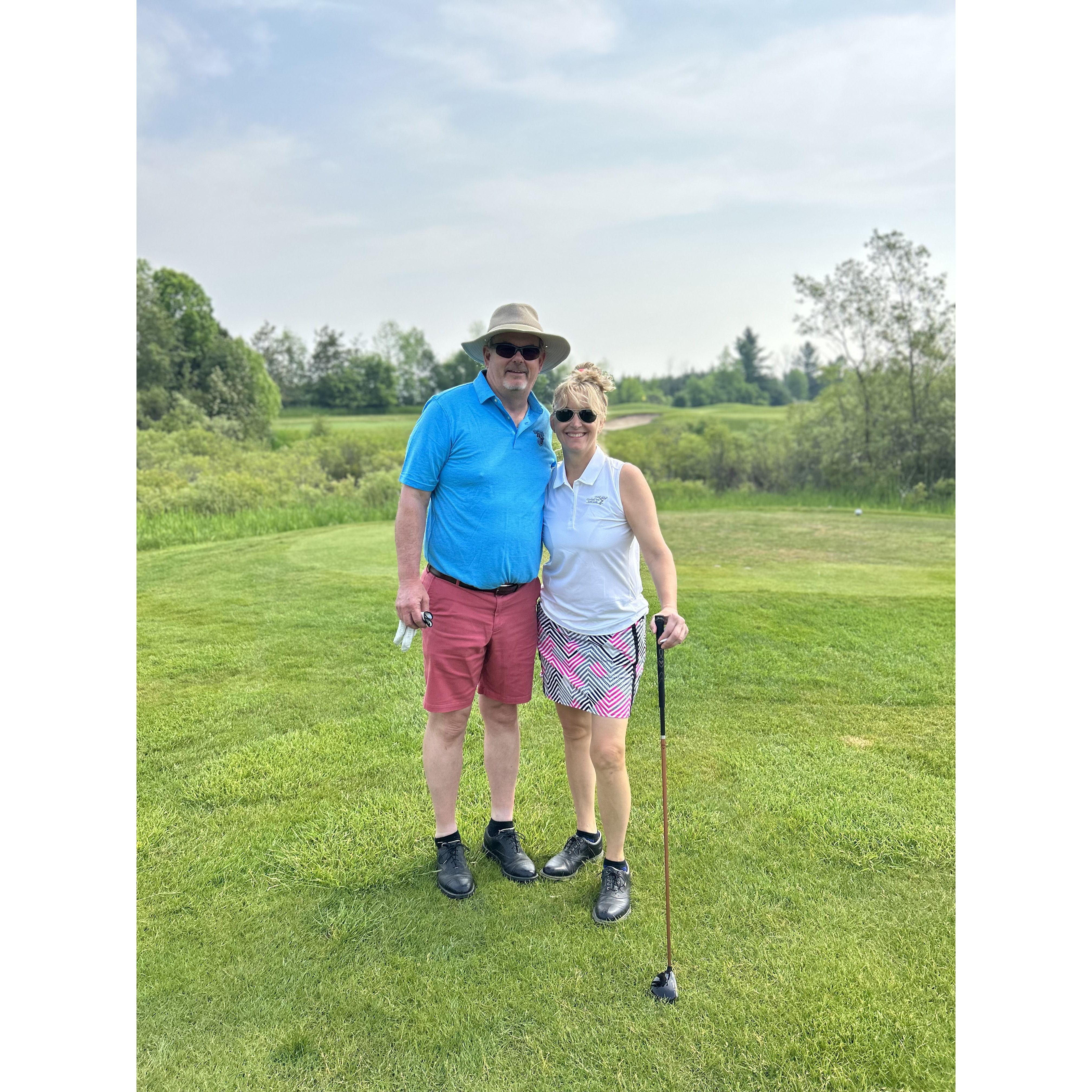 Golfing up north at Boyne.
