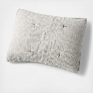 Aire Crinkle Cotton Blend Pillow Sham