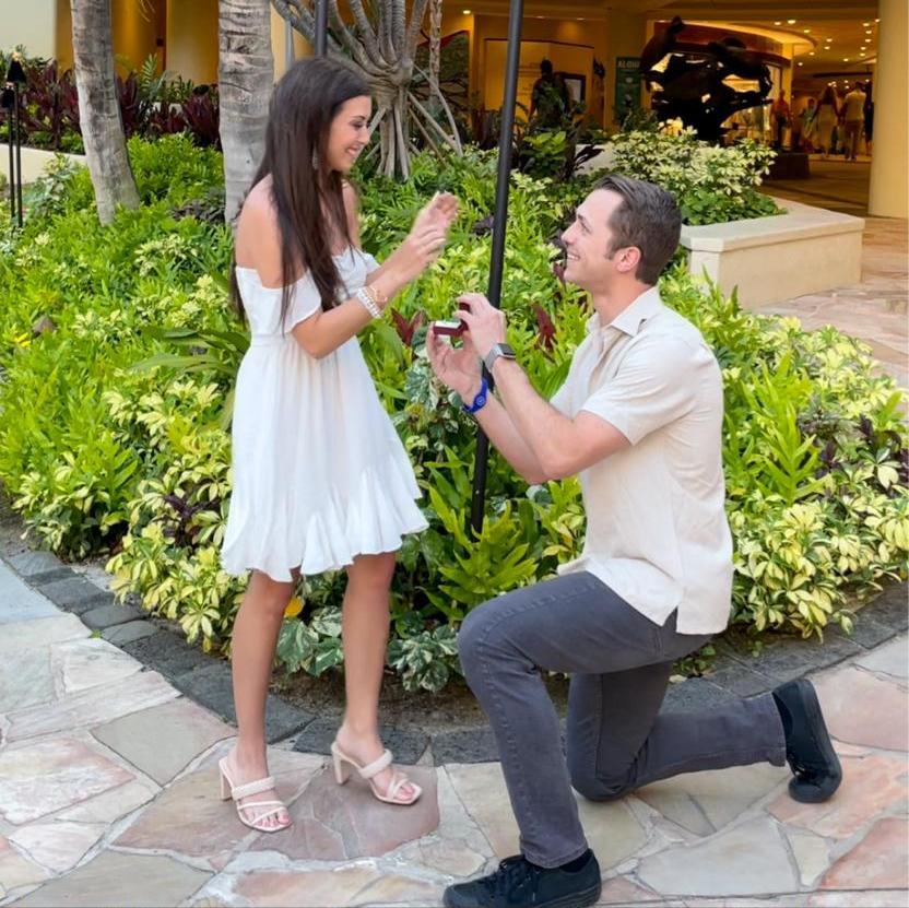 When we got engaged!