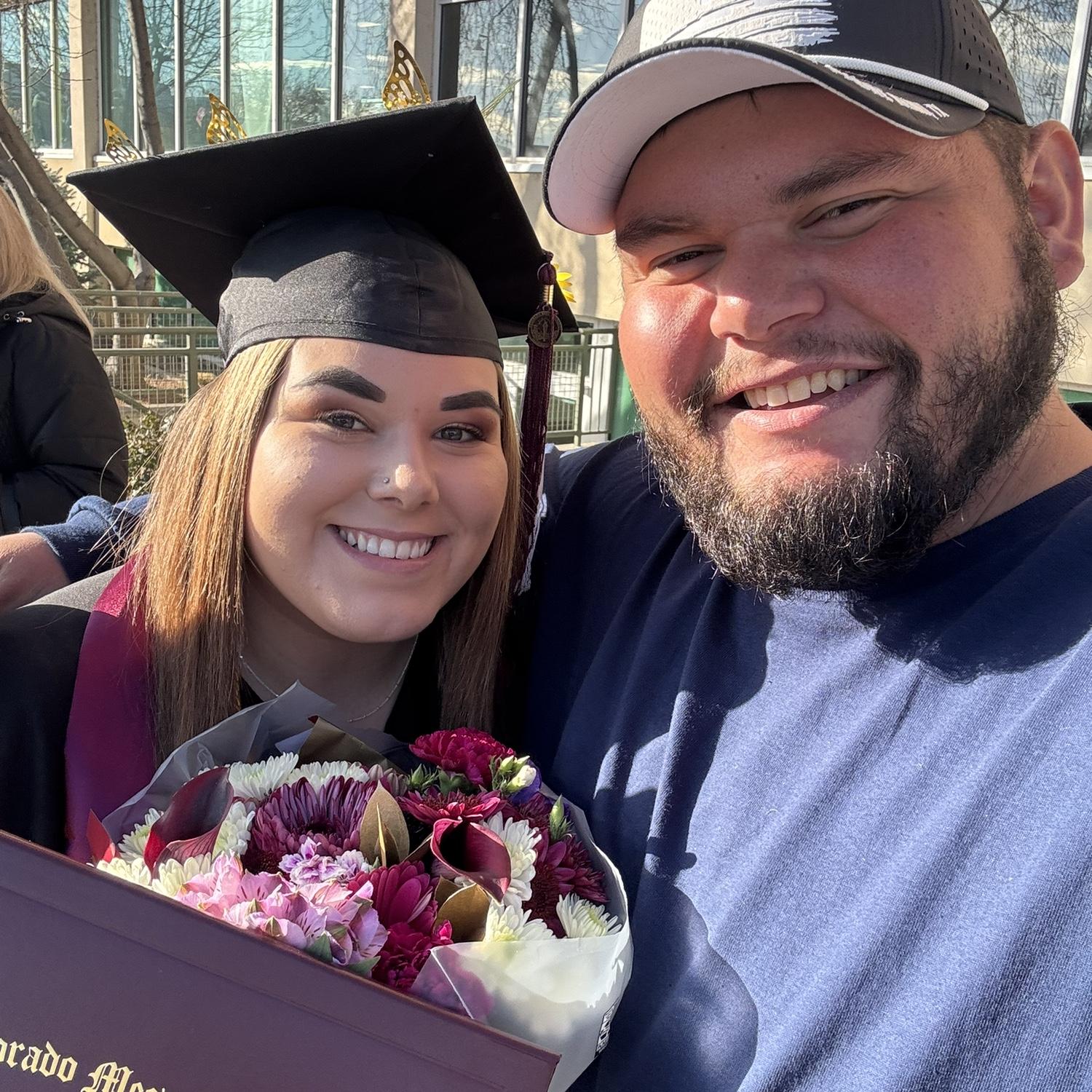 Bekah’s college graduation, December 2024