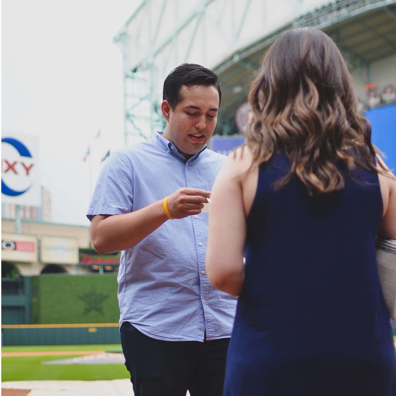 He's about to ask!!