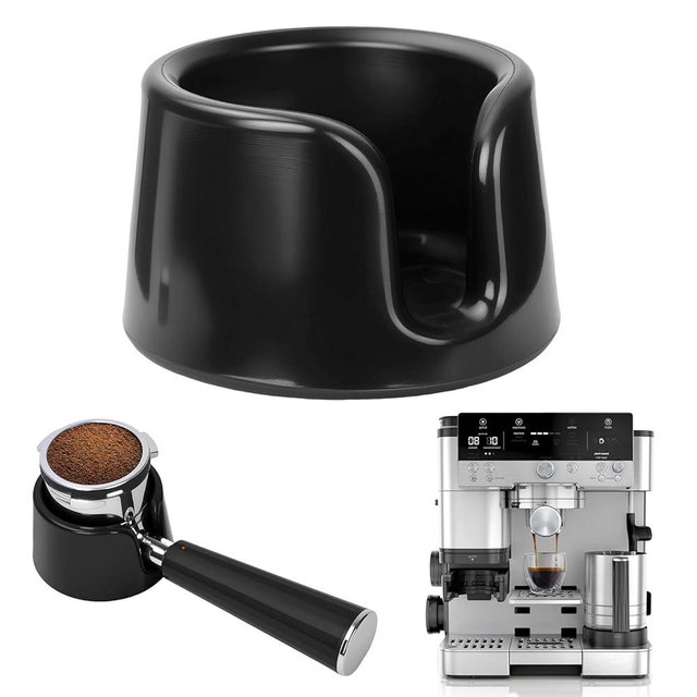 RICANK Coffee Tamper Base for Ninja Luxe Cafe Espresso Machine ES601 – Compatible Ninja Cafe Luxe Handheld Portafilter Support Stand - Tamping Stability Anti-Slip ABS Base Ninja Luxe Cafe Accessories